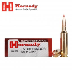 Hornady Superformance 6.5 Creedmoor 120gr. GMX Ammunition, 20 Round Box