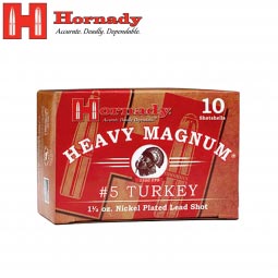 Hornady Heavy Magnum Turkey 12ga. 3" #5 Nickel Shot, 10 round box