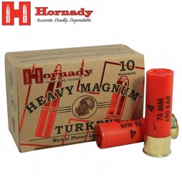 Hornady Heavy Magnum Turkey 12ga. 3" #4 Nickel Shot, 10 round box