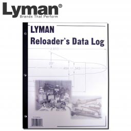 Lyman Reloading Data Log