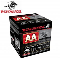 Winchester AA .410 Gauge 2-1/2" #7.5 Shot, 25 Round Box