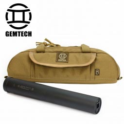 Gemtech Arrow .338 Lapua Titanium Suppressor, Tri-Lock Quickmount