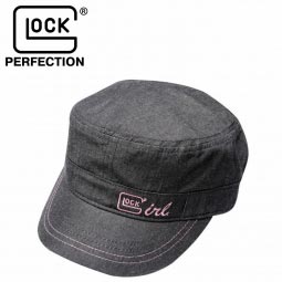 Glock Girl Corporal Hat, Charcoal/Pink