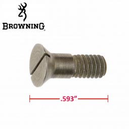 Browning Citori Takedown Lever Bracket Rear Screw, Silver, Grade III