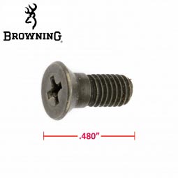 Browning Citori Takedown Lever Bracket Screw (.480"), Front & Rear, Silver (98)