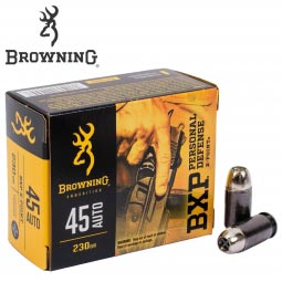 Browning BXP X-Point .45 ACP 230gr. JHP Ammunition, 20 Round Box