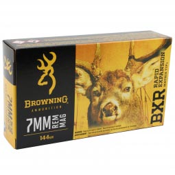 Browning BXR 7mm Rem Mag 144gr. Matrix Tip Ammunition, 20 Round Box