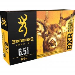 Browning BXR 6.5 Creedmoor 129gr. Matrix Tip Ammunition, 20 Round Box