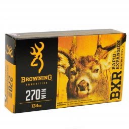 Browning BXR .270 Win 134gr. Matrix Tip Ammunition, 20 Round Box