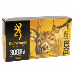 Browning BXR .300 Win Mag 155gr. Matrix Tip Ammunition, 20 Round Box