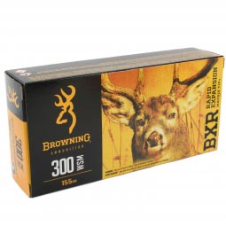 Browning BXR .300 WSM 155gr. Matrix Tip Ammunition, 20 Round Box