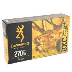 Browning BXC .270 Win 145gr. Terminal Tip Ammunition, 20 Round Box