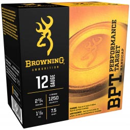 Browning Target BPT 12ga. 2-3/4" Handicap 1-1/8oz. #7.5 Shot, 25 Round Box