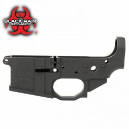 Black Rain Ordnance Stripped Milled Billet Lower Receiver, Black