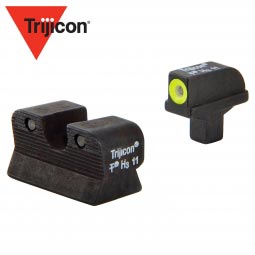 Trijicon Colt Officers / Compact 1991A1 HD Night Sight Set, Yellow Front Outline