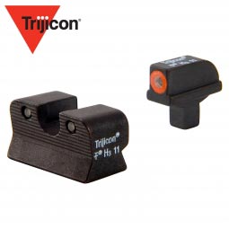 Trijicon Colt Officers / Compact 1991A1 HD Night Sight Set, Orange Front Outline