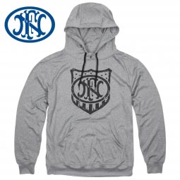 FN Shield Hoodie, Gray