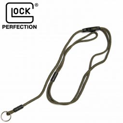 Glock Lanyard with Ring, Green (snaps into hole on back of frame)