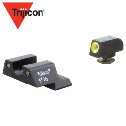 Trijicon HD Night Sight Set for Glock 42 & 43 Pistols, Yellow Front Outline