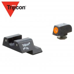 Trijicon HD Night Sight Set for Glock 42 & 43 Pistols, Orange Front Outline