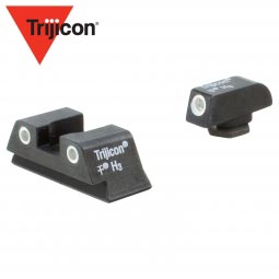 Trijicon Bright and Tough Night Sight Set for Glock 42 & 43 Pistols, Green Front & Yellow Rear