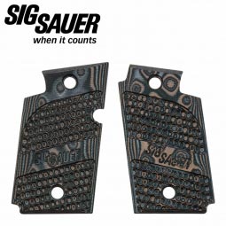 Sig Sauer P938 Ambidextrous Piranha G10 Grip Set, Black / Gray