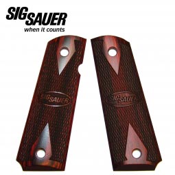 Sig Sauer 1911 Rosewood Grips, Double Diamond