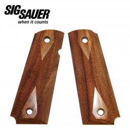 Sig Sauer 1911 Checkered Walnut Grips