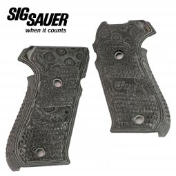 Sig Sauer P220 Black Gray G10 Piranha Grips