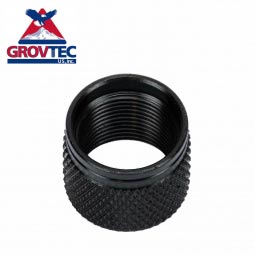 GrovTec AR-15 Muzzle Thread Protector, Most Pencil Barrels 1/2-28x.625", Black