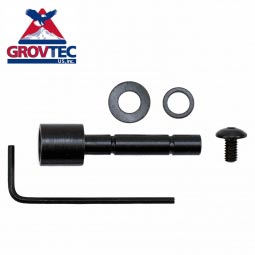 GrovTec Remington 870 / 870 Exp / 11-87 / 1100 Push Button Side Mount Adaptor, Black