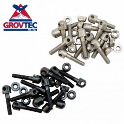 GrovTec 7/8" Machine Screw Swivel Studs and Nuts, Package of 12