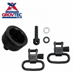 GrovTec Remington 11-87 Locking Swivel Set, 1" Loops, Black