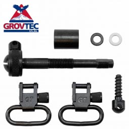 GrovTec Remington 742 BDL Locking Swivel Set, 1" Loops, Black