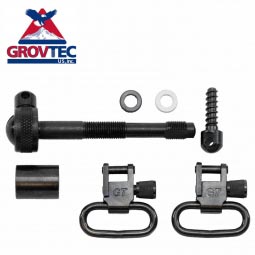 GrovTec Remington 7400 Locking Swivel Set, 1" Loops, Black