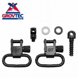 GrovTec Ithaca Model 37 & 87 Locking Swivel Set, 1" Loops, Black