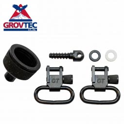 GrovTec Remington 870 Express Locking Swivel Set, 1" Loops, Black