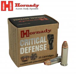 Hornady Critical Defense 38 Special +P 110gr. Flex Tip, 25 Round Box