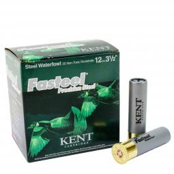 Kent Fasteel 12 Gauge 3-1/2" 1-3/8oz. #2 Shot, 25 Round Box