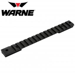 Warne Maxima Tactical Scope Base Rail, Savage Round Receiver Long Action, Zero MOA