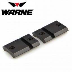 Warne Savage Axis & Accu-Trigger / Ruger American / Remington 783 2-Piece Steel Scope Bases, Matte B