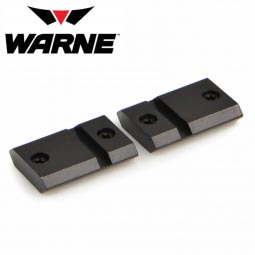 Warne Maxima Tikka (Flat Top) 2-Piece Steel Scope Bases, Matte Black