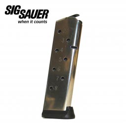 Sig Sauer 1911 .45 ACP 8 Round Magazine, Exchangeable Base