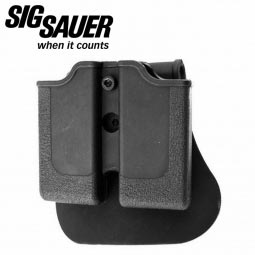 Sig Sauer P226 / P228 / P229 9mm Black Poly Double Mag Pouch