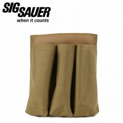 Sig Sauer MPX Triple Mag Pouch - Open, Tan