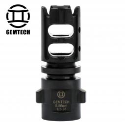 Gemtech Quickmount 5.56mm Muzzle Brake, Threaded 1/2-28