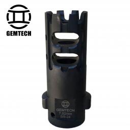 Gemtech Quickmount 7.62mm Muzzle Brake, Threaded 5/8-24