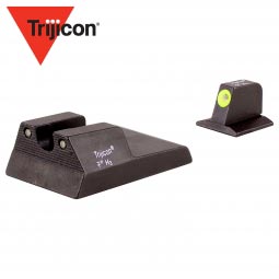 Trijicon Ruger SR9c HD Night Sight Set, Yelow Front Outline