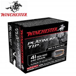 Winchester Supreme 41 Rem Mag 240gr. Platinum Tip, 20 Round Box