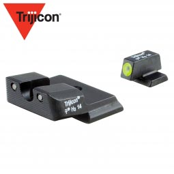 Trijicon Smith & Wesson Shield 9/40 HD Night Sight Set, Yellow Front Outline